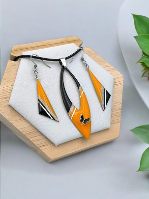 Nemesacél Szettek Narancs-fekete