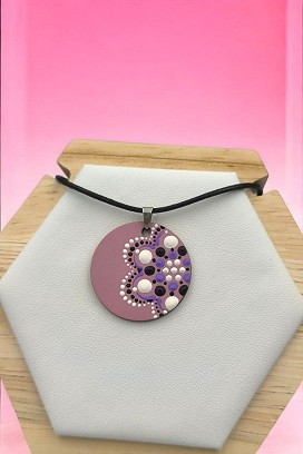 Fa Nyakláncok Rózsaszín mandala virág