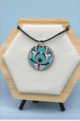 Fa Nyakláncok Kék lótusz