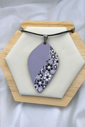 Fa Nyakláncok Lila kis virágos