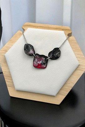 Gyanta Nyakláncok Tűzpiros fekete