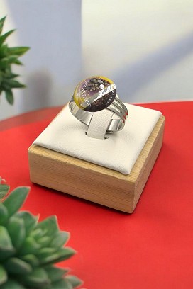 Nemesacél Gyűrűk Sárga-bronz