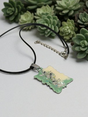 Nemesacél Zöld ezüst