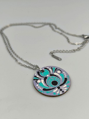 Fa Nyakláncok Kék lótusz