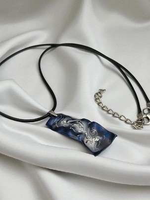 Gyanta Nyakláncok Kék hullám