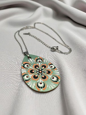 Fa Szettek Zöld-narancs virág