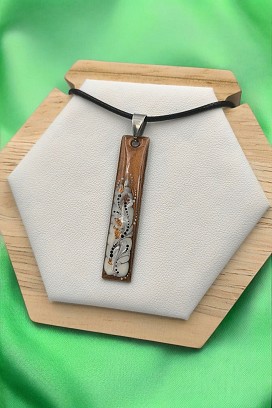 Nemesacél nyakláncok - Bronz fehér