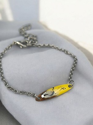 Nemesacél karkötők Sárga bronz