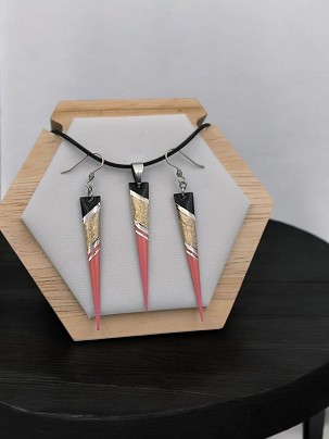 Nemesacél szettek Rózsa arany