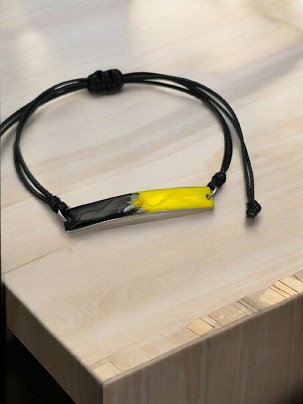 Nemesacél Karkötők Szikrázó sárga