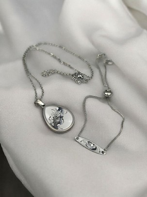 Nemesacél szettek Ezüst elegancia