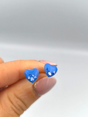 Bedugós fülbevalók Kék kagylós