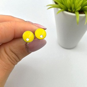 Bedugós fülbevalók Sárga köves